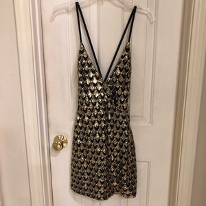 Kevin Howard Marque sequin evening dress, Size 2.